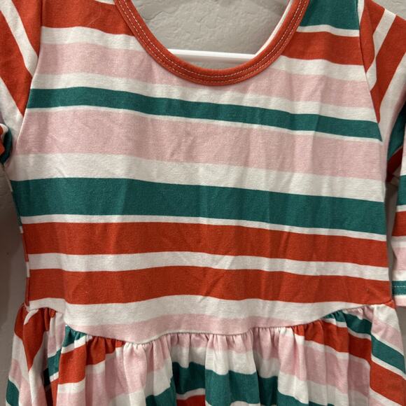 Vivie and Ash Christmas Stripe Dress - Picture 3 of 8